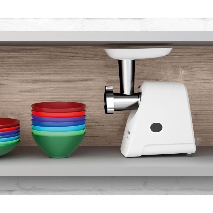 Bosch SmartPower MFW2500W - Hachoir à viande électrique, 350 W, capacité 1.7 kg/min, avec grille, noir Bosch SmartPower MFW2500W - Hachoir à viande électrique, 350 W, capacité 1.7 kg/min, avec grille, noir