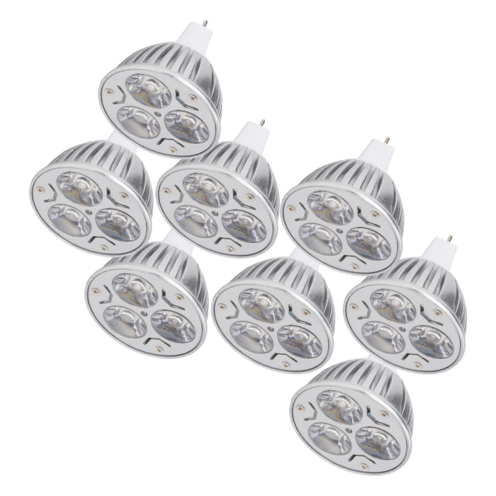 Pack 8 Ampoules LED GU5.3 6W 515lm 3000K 40.000H [CA-MR16-9W-WW-PK8-AP] 2