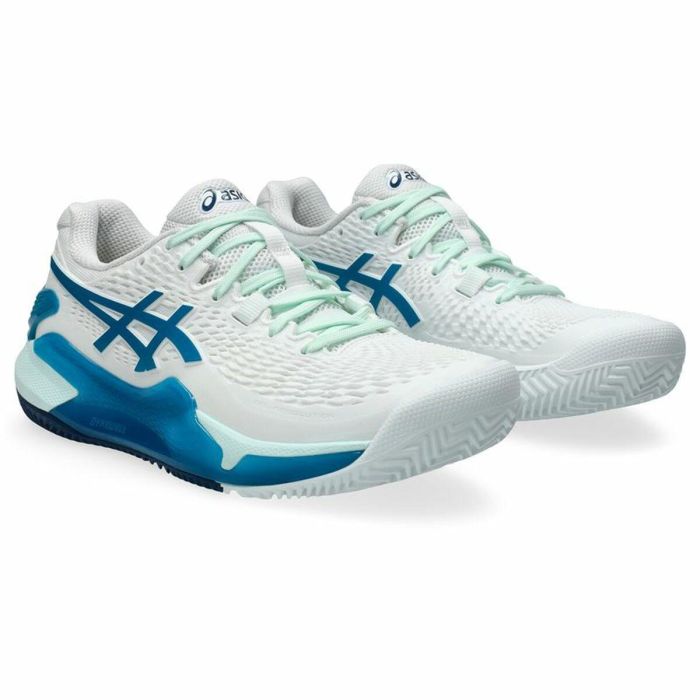 Chaussures de Tennis pour Femmes Asics Gel-Resolution 9 Clay Mujer Blanc 3 Chaussures de Tennis pour Femmes Asics Gel-Resolution 9 Clay Mujer Blanc 3