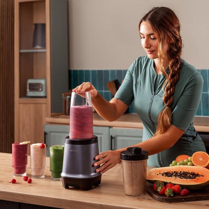 Bol mixeur Cecotec NUTRIBLENDER FUSION 1000W 3908 1000 W Noir 1,5 L 8 Bol mixeur Cecotec NUTRIBLENDER FUSION 1000W 3908 1000 W Noir 1,5 L 8