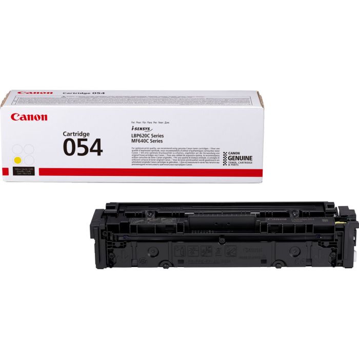 Canon 054 Cartouche de Toner Jaune Original Compatible Color imageCLASS MF642Cdw Rendement 1200 Pages Impression Laser