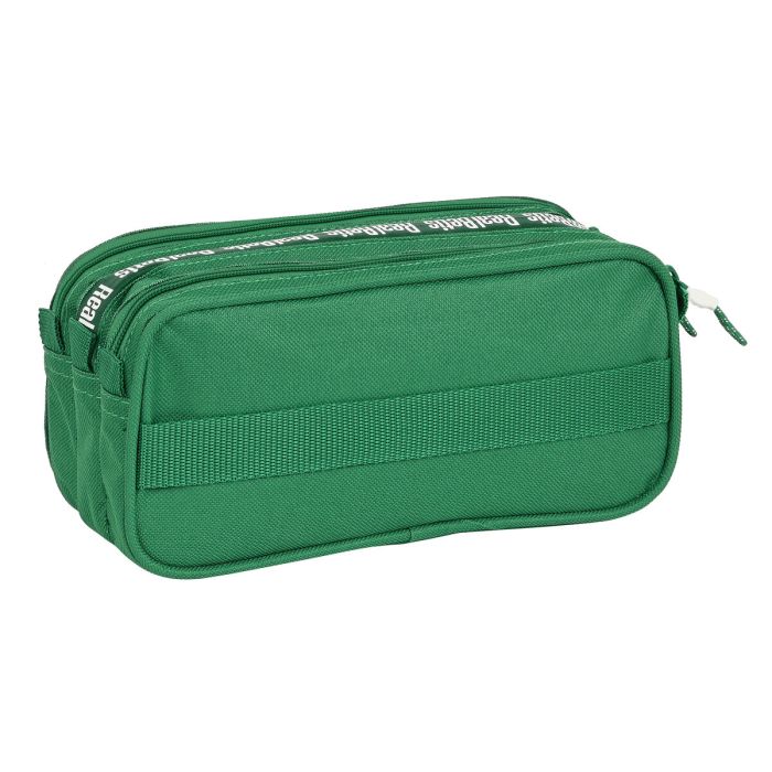 Trousse Fourre-Tout Double Real Betis Balompié Vert 21,5 x 10 x 8 cm 3