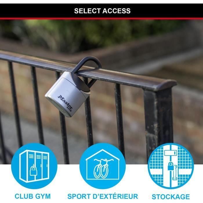 Boîte a Clé sécurisée Format XS avec Anse - MASTER LOCK 5406EURD 1
