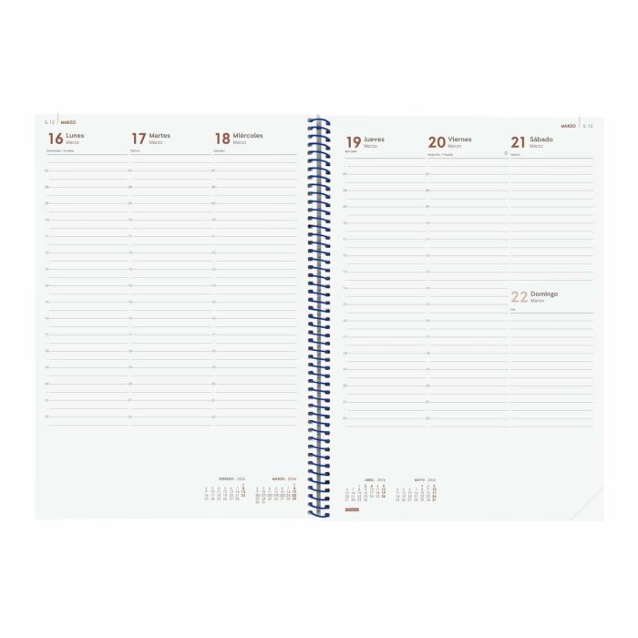 Agenda Finocam YEAR Bleu A4 21 x 29,7 cm 2026 3