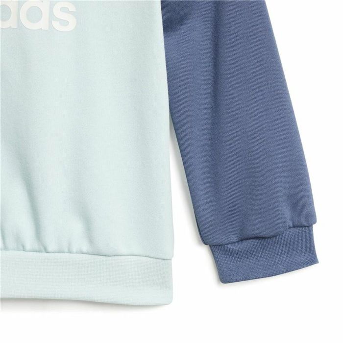 Ensemble de Sport pour Bébé Adidas Essentials Bleu 3 Ensemble de Sport pour Bébé Adidas Essentials Bleu 3