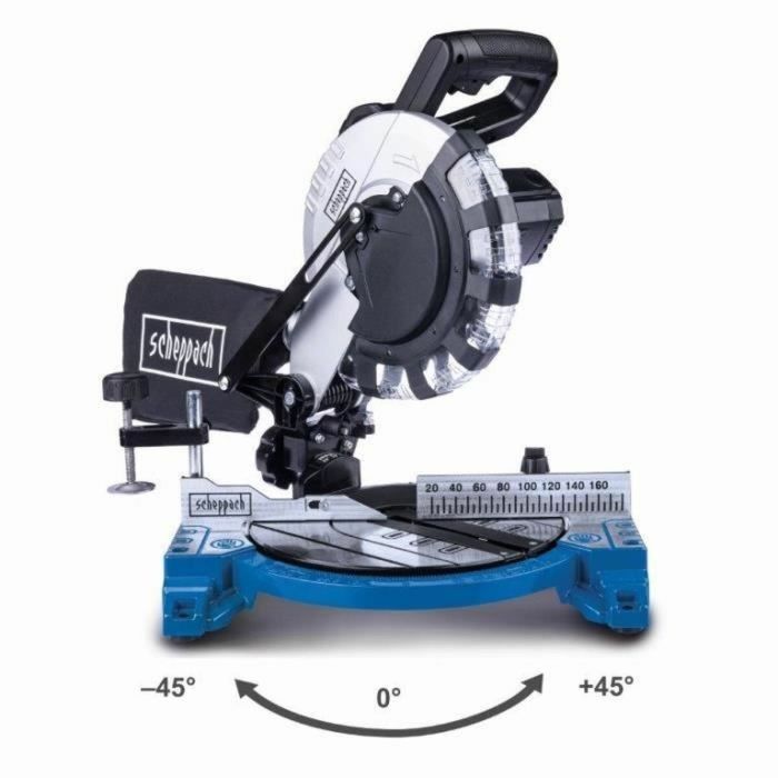 Scie à onglets Scheppach HM210L 1500 W 4 Scie à onglets Scheppach HM210L 1500 W 4