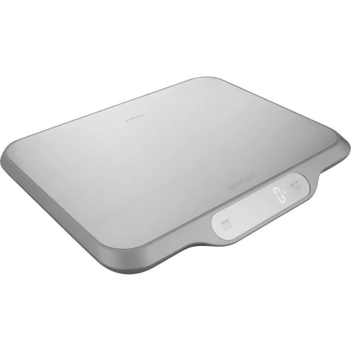 Sencor SKS 7300 - Balance de Cuisine Numérique, Capacité 30 kg Précision 2 g, Surface Acier Inox, Écran LED Tactile, Fonction Tare, Arrêt Auto