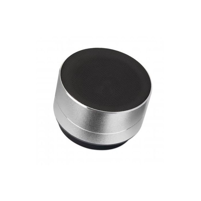 MANHATTAN Metallic LED-Bluetooth-Lautsprecher buntes Licht Bedienelemente USB-A-Port MicroSD-Kartenslot 3.5mm-Klinkenbuchse silber 2