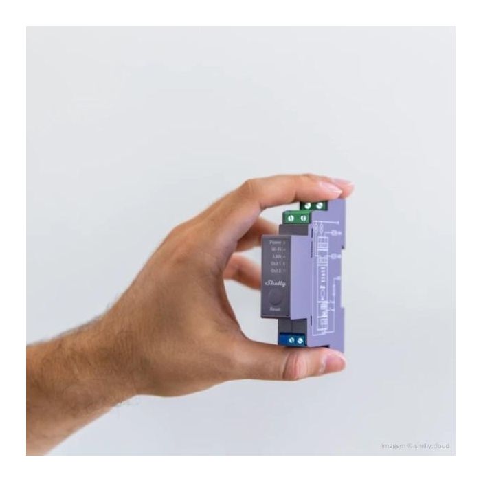 Shelly Relais "Pro 2" WLAN LAN Max. 25A 2 Kanäle 2 Phasen BT DIN-Rail 2 Shelly Relais "Pro 2" WLAN LAN Max. 25A 2 Kanäle 2 Phasen BT DIN-Rail 2