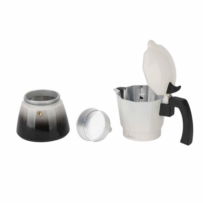 Cafetière Italienne JATA HCAF2406 Crème Aluminium 6 Tasses 2