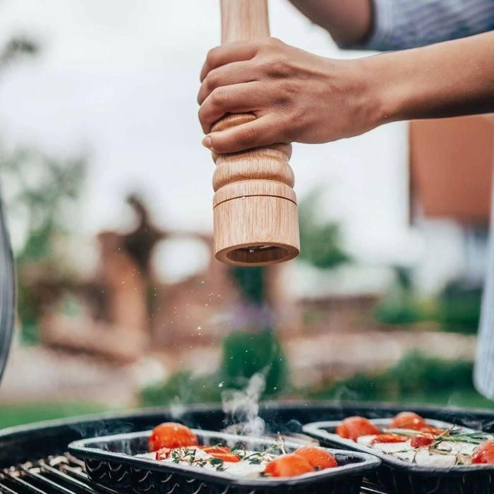 Ensemble de 2 Moulins a poivre manuel - FACKELMANN PROFESIONAL - Couleur bois - 32 cm 1 Ensemble de 2 Moulins a poivre manuel - FACKELMANN PROFESIONAL - Couleur bois - 32 cm 1