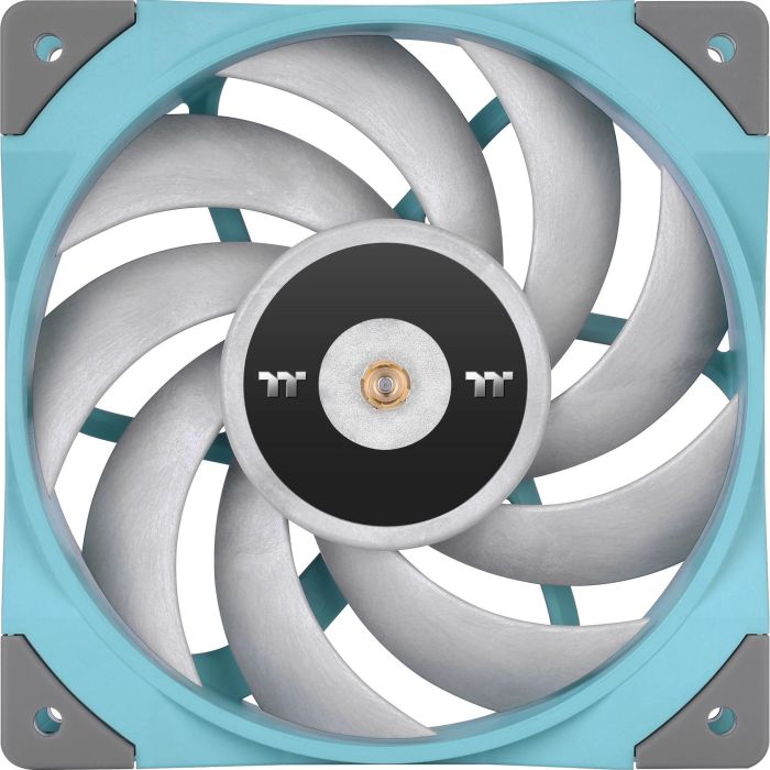 120mm Thermaltake TOUGHFAN 12 Radiator Fan 1Pack Turquoise 1