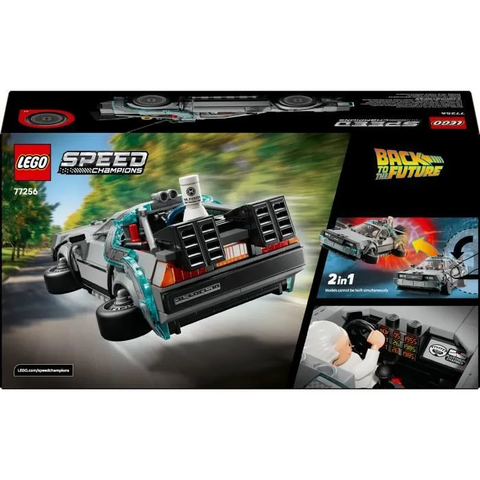 LEGO Speed Champions 77256 La Machine à Remonter le Temps de Retour vers le Futur - Jouet de Construction avec 2 Minifigurines LEGO Speed Champions 77256 La Machine à Remonter le Temps de Retour vers le Futur - Jouet de Construction avec 2 Minifigurines