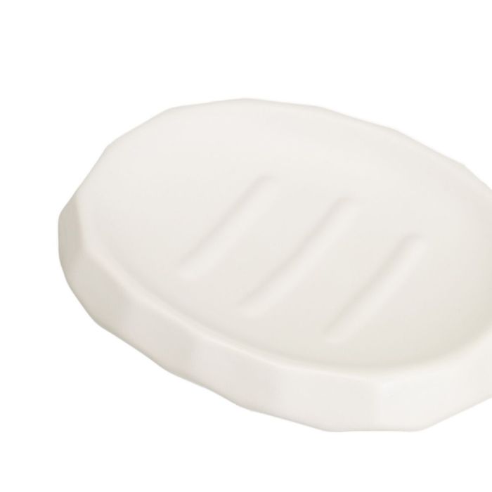 Ensemble de Bain Blanc Céramique 14 x 12 x 20 cm 1