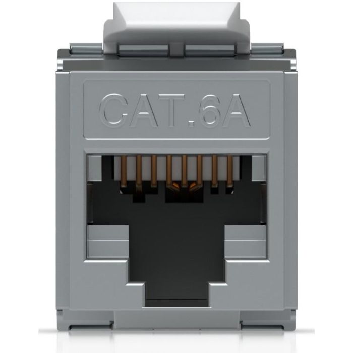 Ubiquiti UACC-Keystone-Jack-C6A - Prise Jack Keystone RJ45 Catégorie 6A (Cat6A), 1 Gbit/s, Blindée, Lot de 12 pièces