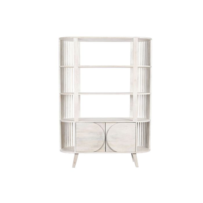 Étagère DKD Home Decor Blanc Bois de manguier 116 x 40 x 160 cm (1) 6 Étagère DKD Home Decor Blanc Bois de manguier 116 x 40 x 160 cm (1) 6