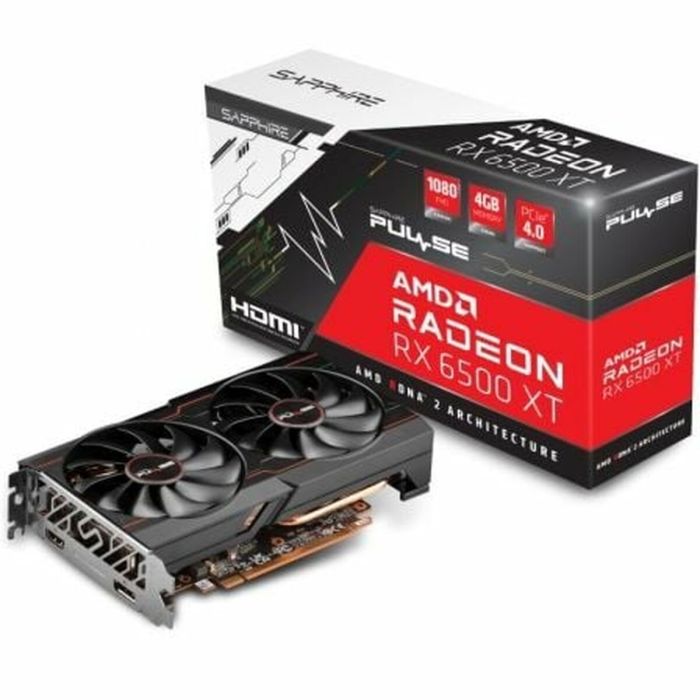 Carte Graphique Sapphire 11314-07-20G 4 GB GDDR6 AMD RADEON RX 6500 1 Carte Graphique Sapphire 11314-07-20G 4 GB GDDR6 AMD RADEON RX 6500 1