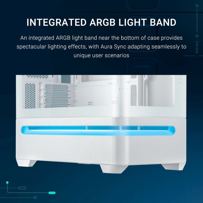 Boîtier ATX semi-tour Asus 90DC00P3-B19000 Blanc 15