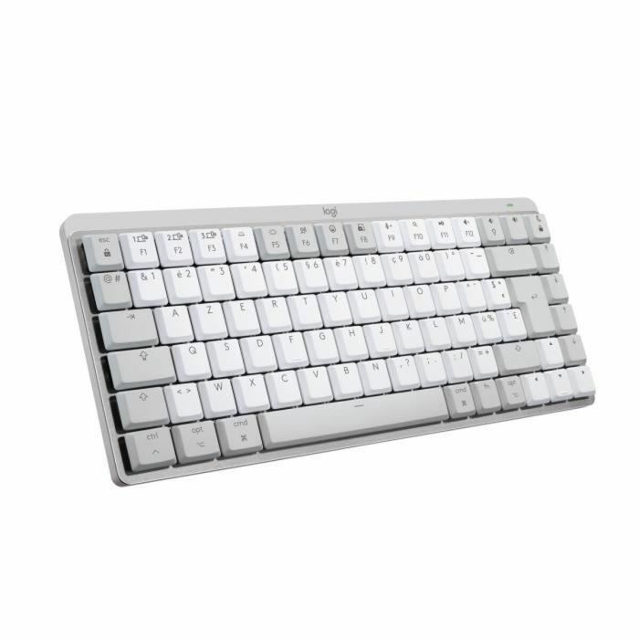 Logitech Clavier Mécanique Sans Fil MX Mechanical Mini pour Mac Gris Pâle - LOG920010795