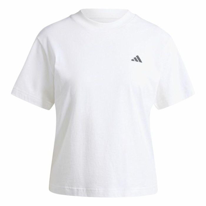 T-shirt à manches courtes femme Adidas Essentials Blanc 0 T-shirt à manches courtes femme Adidas Essentials Blanc 0