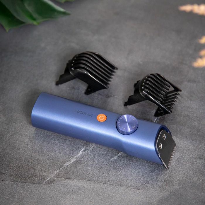 Tondeuse professionnelle Cecotec PrecisionCare Barber Pro rechargeable IPX7 bleu accessoires 9