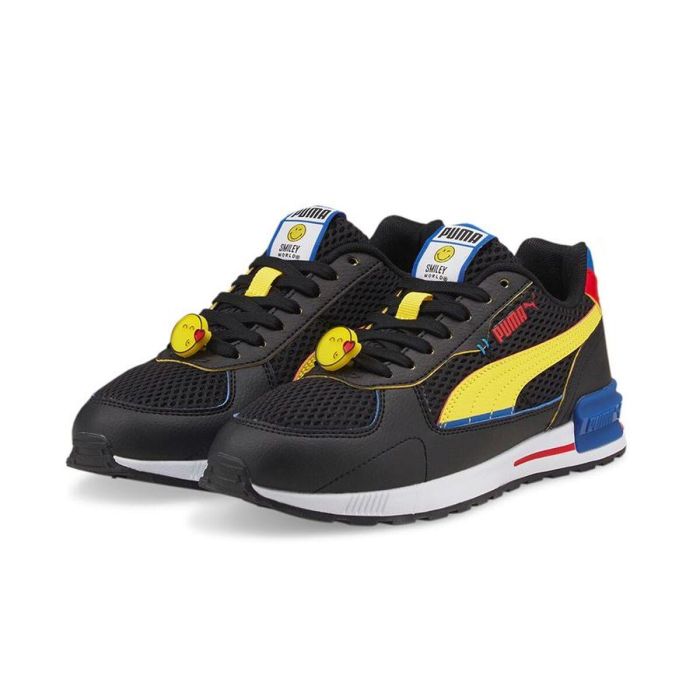 Chaussures de Sport pour Enfants Puma Graviton SMILEYWORLD Jr Noir 2