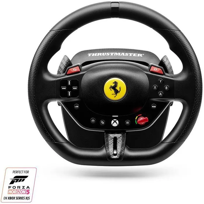 Thrustmaster Ferrari 296 GTS - Volant de course avec pédalier T98 pour XBOX Series X|S et PC - Noir