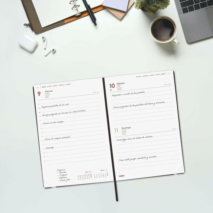 Agenda Finocam Bleu A5 14 x 20,4 cm 4