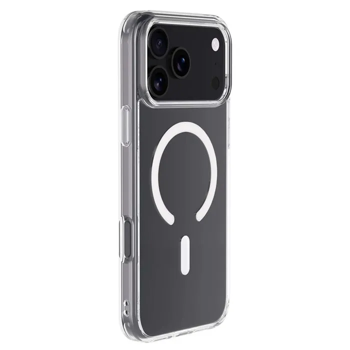 BBC Coque Hybride Transparente Compatible MagSafe pour iPhone 17 Pro - Protection Premium