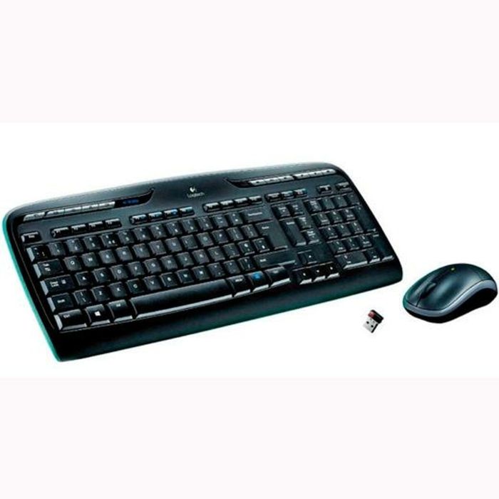 clavier et souris Logitech MK330 Noir Espagnol Qwerty (4 Unités) 2