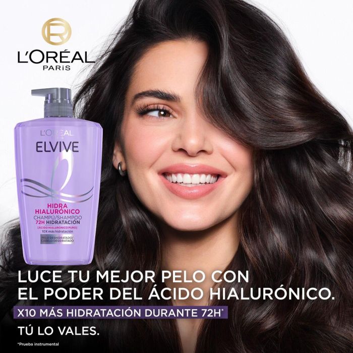 Shampooing L'Oreal Make Up ELVIVE HIDRA HIALURÓNICO 1 L 6 Shampooing L'Oreal Make Up ELVIVE HIDRA HIALURÓNICO 1 L 6
