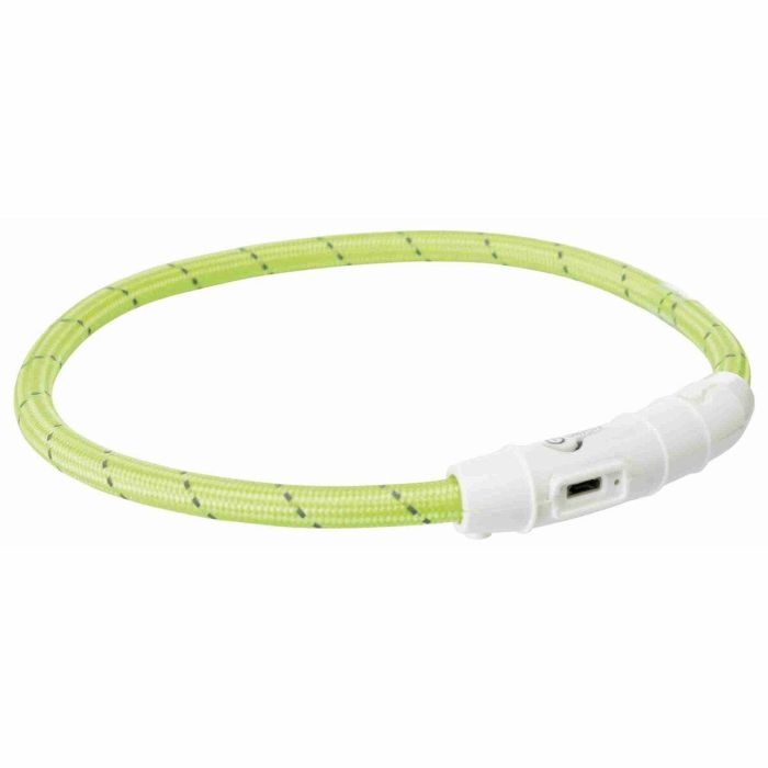 Collier à LED pour Animaux Trixie Vert M/L 8 Collier à LED pour Animaux Trixie Vert M/L 8