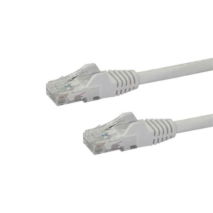 Câble Réseau Rigide UTP 6ème Catégorie Startech N6PATC7MWH Blanc 7 m 10 Câble Réseau Rigide UTP 6ème Catégorie Startech N6PATC7MWH Blanc 7 m 10