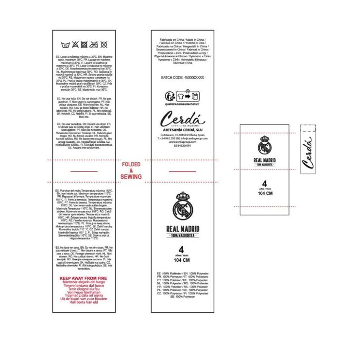 Sweat-shirt à capuche fille Real Madrid C.F. Bleu 3 Sweat-shirt à capuche fille Real Madrid C.F. Bleu 3