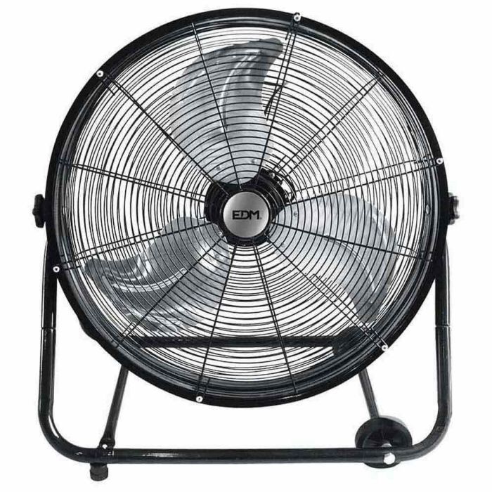 Ventilateur de Sol EDM 33933 Noir 180 W Ø 60 cm Ø 60 x 70 cm Avec des roues