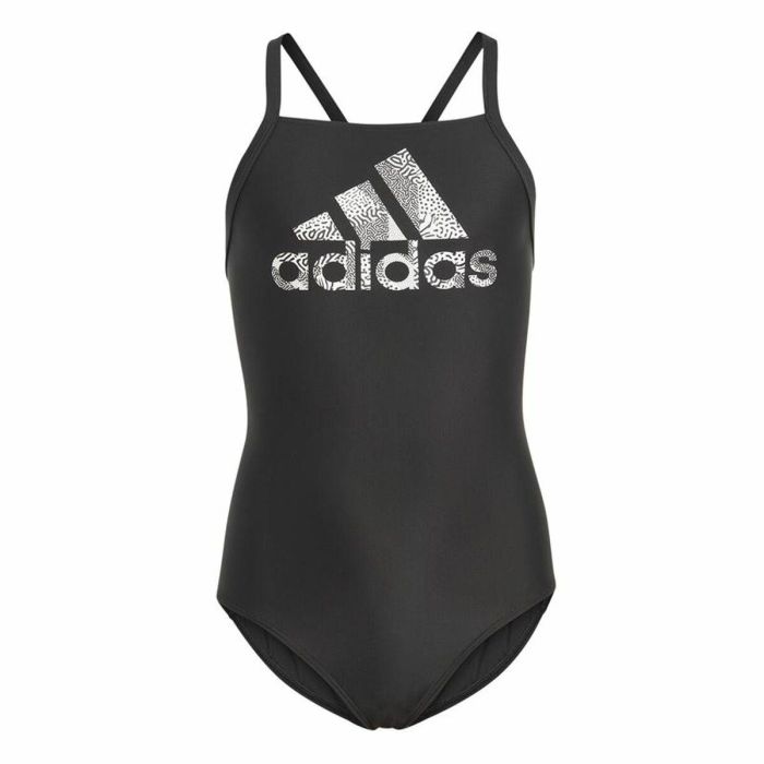 Maillot de Bain Fille Adidas Big Logo Noir 0 Maillot de Bain Fille Adidas Big Logo Noir 0