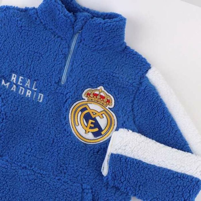 Sweat-shirt à capuche fille Real Madrid C.F. Bleu 10 Sweat-shirt à capuche fille Real Madrid C.F. Bleu 10