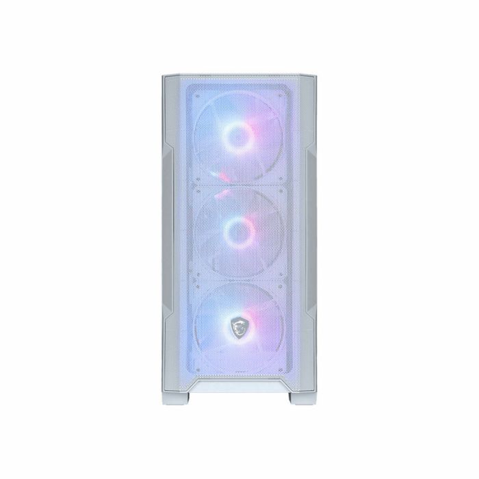 Boîtier ATX semi-tour MSI 306-7G20W21-HH9 Blanc Acier Verre trempé 1
