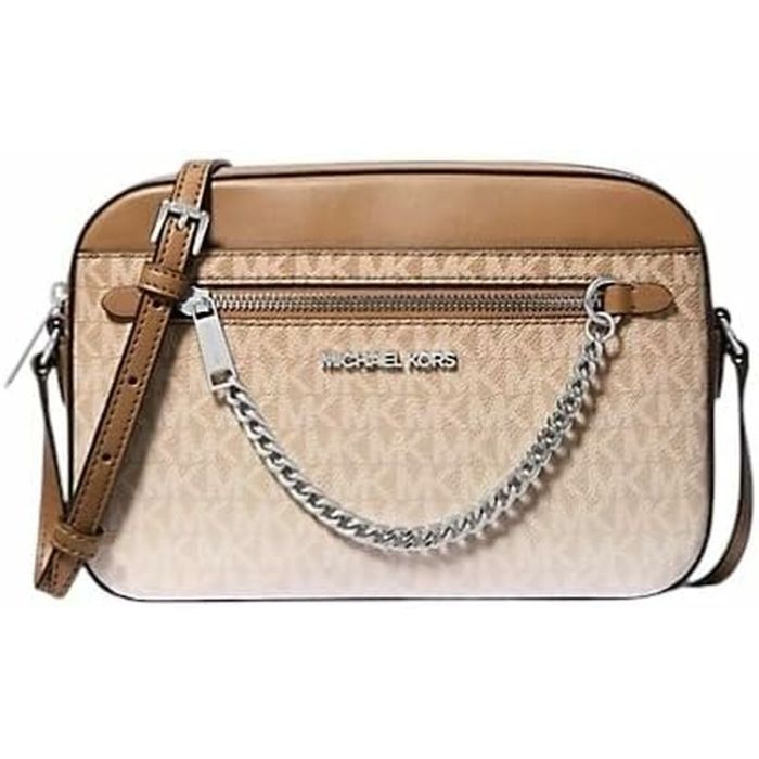 Sac à Bandoulière Michael Kors 35R5STTC9V-HUSK Marron 25 x 16 x 6 cm 4