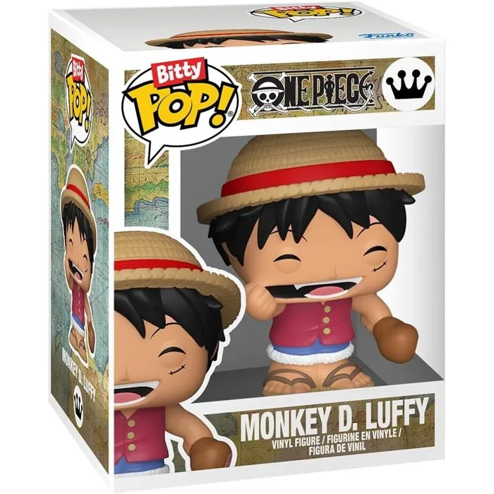 Funko Bitty POP! One Piece - Pack de 4 Mini Figurines Vinyle Luffy et Compagnons - Officiel