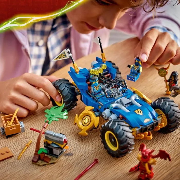 LEGO NINJAGO 71856 La Voiture Transformable de Jay - Jeu de Construction avec 5 Minifigurines - Saison 4 Soulevement des Dragons - Cadeau Enfant 8 ans et Plus LEGO NINJAGO 71856 La Voiture Transformable de Jay - Jeu de Construction avec 5 Minifigurines - Saison 4 Soulevement des Dragons - Cadeau Enfant 8 ans et Plus