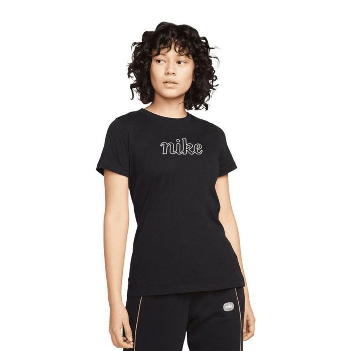 T-shirt à manches courtes femme Nike Sportswear Icon Clash Noir 3