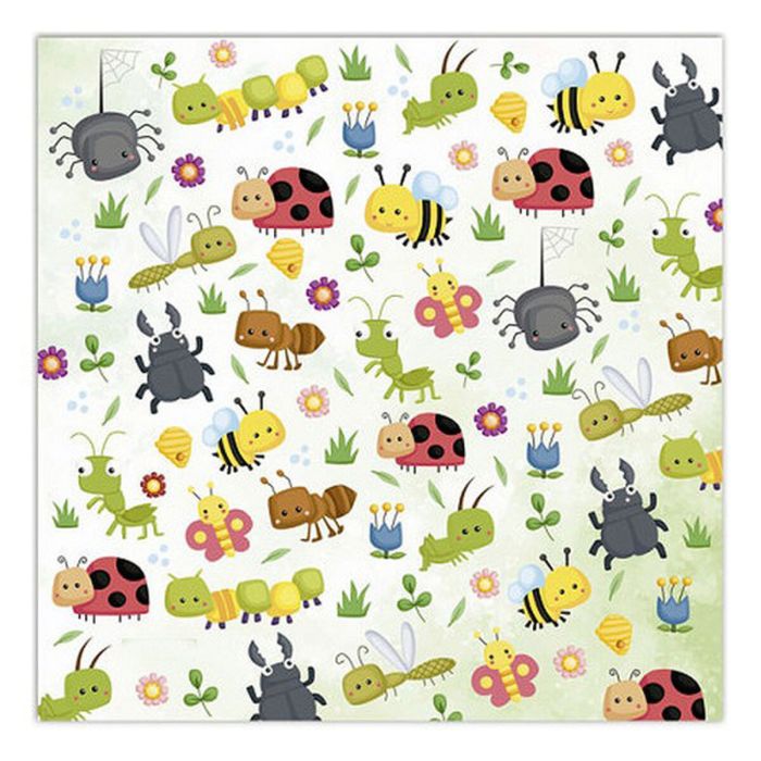 Masque en tissu hygiénique réutilisable Enfant Insectes 1 Masque en tissu hygiénique réutilisable Enfant Insectes 1