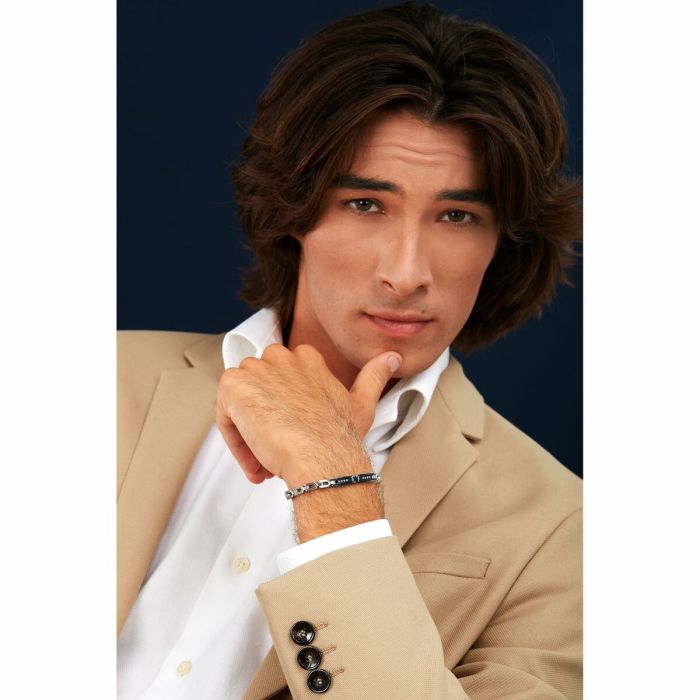 Bracelet Homme Maserati Acier inoxydable 21,5 cm Argenté 2