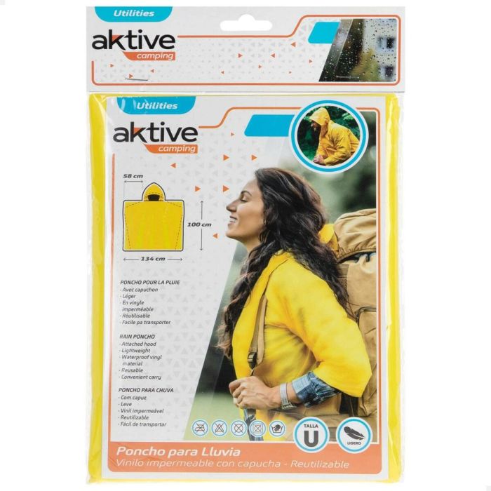 Imperméable Aktive Jaune (48 Unités) 1