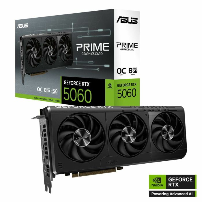 Carte Graphique Asus 90YV0N10-M0NA00 8 GB GEFORCE RTX 5060 GDDR6 GDDR7 41 Carte Graphique Asus 90YV0N10-M0NA00 8 GB GEFORCE RTX 5060 GDDR6 GDDR7 41