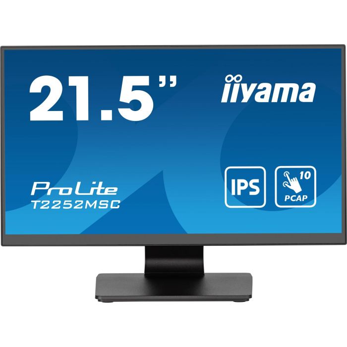 54,6cm/21,5" (1920x1080) iiyama T2252MSC-B2 16:9 FHD IPS Touch 5ms HDMI DP USB Speaker Black 1 54,6cm/21,5" (1920x1080) iiyama T2252MSC-B2 16:9 FHD IPS Touch 5ms HDMI DP USB Speaker Black 1
