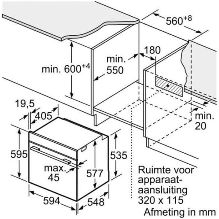 Four Siemens HB734G1B1 3600 W 71 L 5