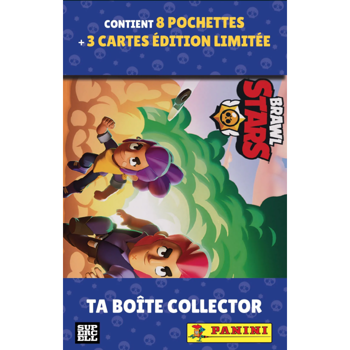 Panini Boîte métallique Brawl Stars TC - 8 paquets, 64 cartes - PAN8051708027440 1 Panini Boîte métallique Brawl Stars TC - 8 paquets, 64 cartes - PAN8051708027440 1