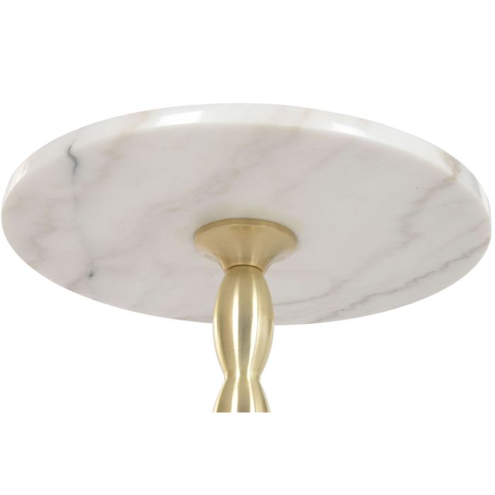 Table d'appoint Home ESPRIT Blanc Doré 41 x 41 x 57 cm 1 Table d'appoint Home ESPRIT Blanc Doré 41 x 41 x 57 cm 1